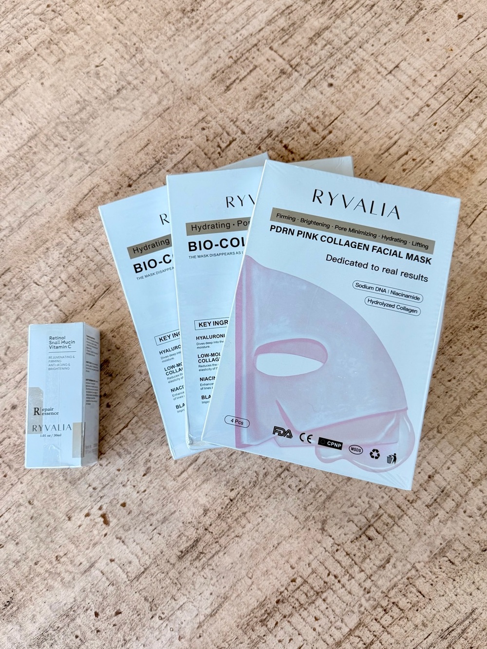 Ryvalia Serum & Bio-Collagen Mask SET